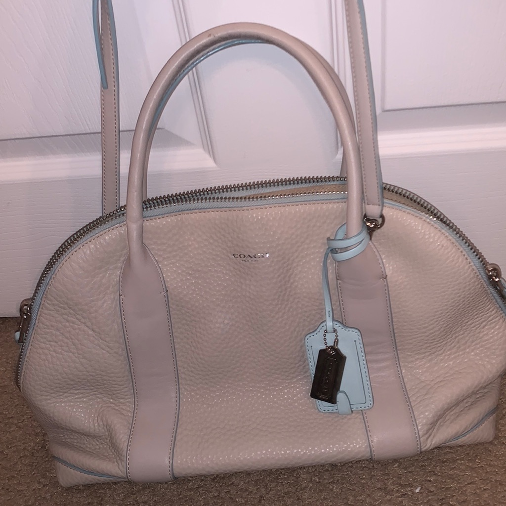2000’s Teal & Cream Coach Bag